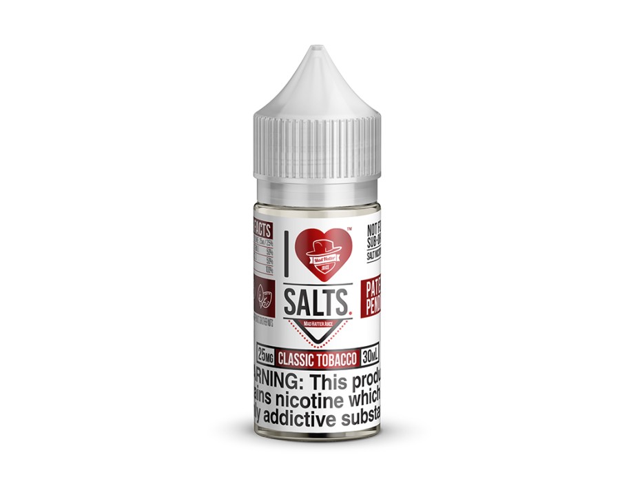 Mad Hatter - Classic Tobacco 30ml I Love Salts Likit Mad Hatter - Classic Tobacco 30ml I Love Salts Likit