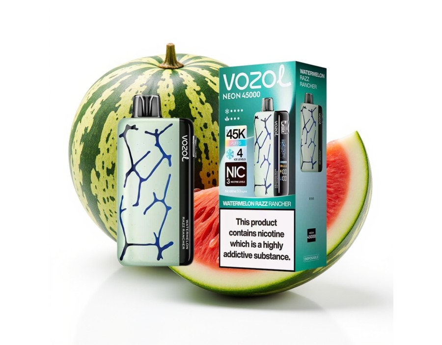 Vozol Neon 45000 Watermelon Razz Rancher
