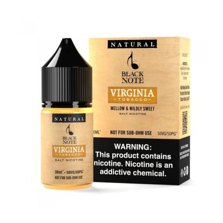 Black Note Virginia Tobacco 30ml Salt Likit