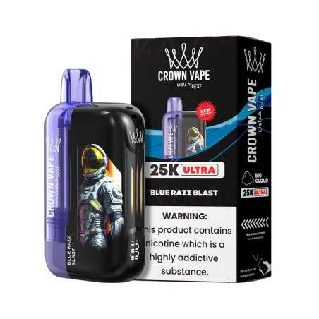 Al Fakher Crown Bar 25K Ultra Blue Razz Blast
