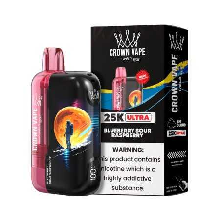 Al Fakher Crown Bar 25K Ultra Blueberry Sour Raspberry