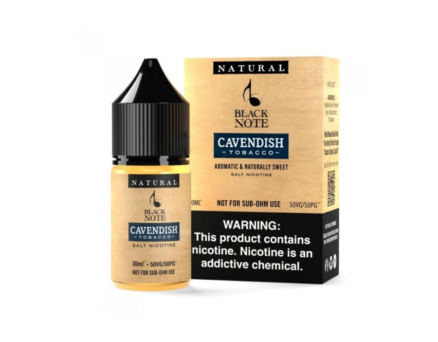 Black Note Cavendish Tobacco 30ml Salt Likit
