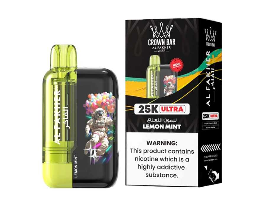 Al Fakher Crown Bar 25K Ultra Lemon Mint