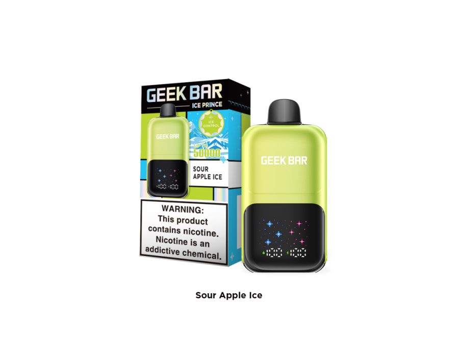 Geek Bar İce Prince Sour Apple İce 50000 Puff