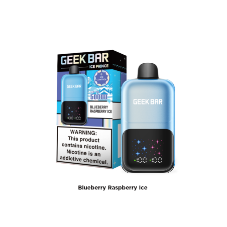 Geek Bar İce Prince Blueberry Raspberry İce 50000 Puff