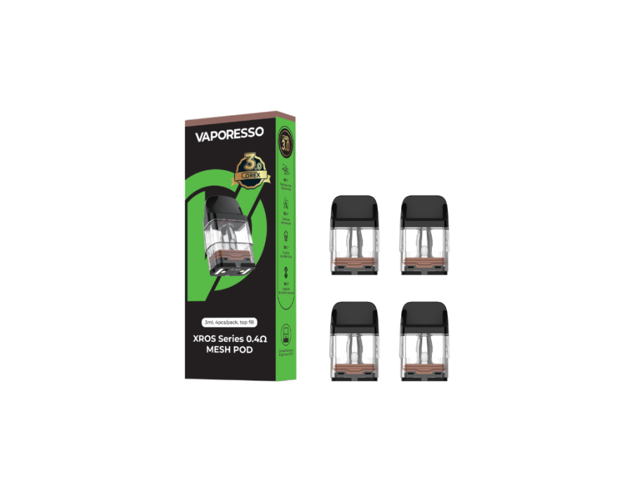 Vaporesso Xros 0.4 Corex 3.0 kartuş Vaporesso Xros 0.4 Corex 3.0 kartuş
