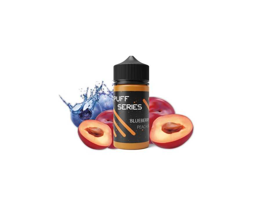 Puff Series Blueberry Peach Slush Salt Likit 30 ML Puff Series Blueberry Peach Slush Salt Likit 30 ML