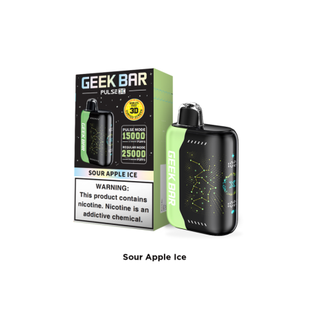 Geek Bar Pulse X Sour Apple İce 25.000 Puff